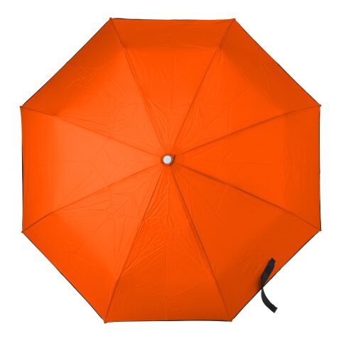 Parapluie pliable en polyester 190 T pongee orange | sans marquage | non disponible | non disponible