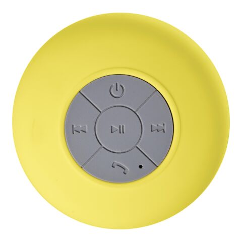 Enceinte Bluetooth étanche en plastique jaune
