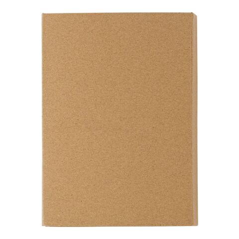 Conférencier en carton avec bloc-notes marron | sans marquage | non disponible | non disponible