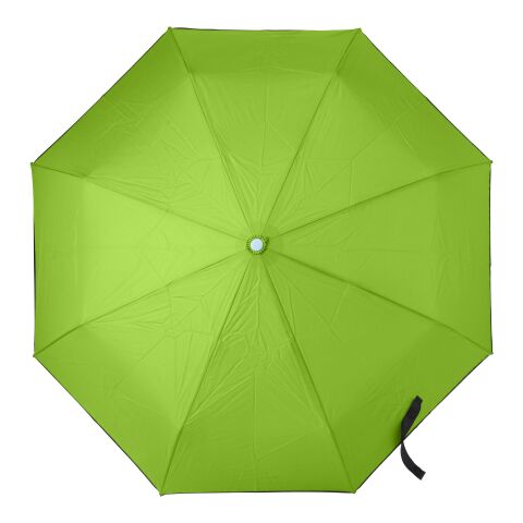 Parapluie pliable en polyester 190 T pongee vert lime | sans marquage | non disponible | non disponible