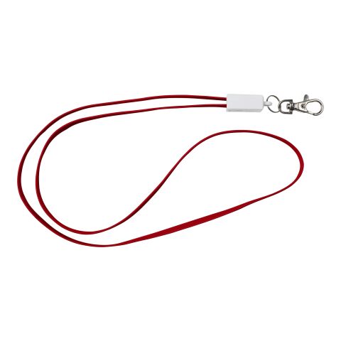 Lanyard comprenant une prise USB rouge | sans marquage | non disponible | non disponible