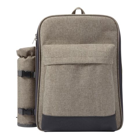 Sac à dos pique-nique en polyester 600D. gris clair | sans marquage | non disponible | non disponible