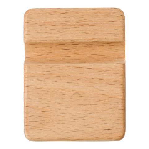 Support de téléphone en bois d&#039;hévéa marron | sans marquage | non disponible | non disponible