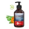 Distributeur avec pompe de 250 ml - Baume pour les mains "Calendula - Aloe Vera" - Body Label Brun | sans marquage