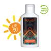 Bouteille de 50 ml - Lait solaire sensible FPS 50 - Body Label Blanc | sans marquage