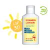 Bouteille de 50 ml - Lait solaire sensible FPS 30 - Body Label Blanc | sans marquage