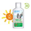 Bouteille de 50 ml - Lait solaire FPS 30 - Body Label Blanc | sans marquage