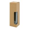 Bouteille Tidan de 600&nbsp;ml en verre borosilicate avec grip en silicone Standard | Gris | sans marquage | non disponible | non disponible