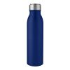 Bouteille de sport Harper 700 ml en acier inoxydable avec boucle métallique Standard | Bleu minéral | sans marquage | non disponible | non disponible