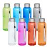 Bouteille de sport Bodhi de 500&nbsp;ml en RPET Standard | Noir translucide | sans marquage | non disponible | non disponible