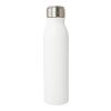 Bouteille d'eau Harper de 700 ml en acier inoxydable certifié RCS avec boucle métallique Standard | Blanc | sans marquage | non disponible | non disponible