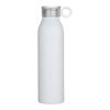 Bouteille d’eau Grom de 650 ml en acier inoxydable recyclé certifié RCS Standard | Blanc | sans marquage | non disponible | non disponible