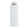 Bouteille d’eau Spring de 750&nbsp;ml en acier inoxydable recyclé certifié RCS à simple paroi Standard | Blanc | sans marquage | non disponible | non disponible