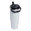 Stanley IceFlow™ 2.0 gobelet isolé en acier inoxydable de 890 ml avec paille retournable blanc