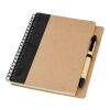 Carnet de note kraft recyclé avec stylo A6 Standard | Naturel-Noir | sans marquage | non disponible | non disponible | non disponible