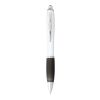 Stylo à bille Nash Standard | blanc-noir | sans marquage | non disponible | non disponible