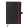Carnet de notes A5 Color Edge Standard | Noir-Rouge | sans marquage | non disponible | non disponible