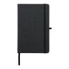 Carnet de notes A5 en cuir Atlana Standard | noir | sans marquage | non disponible | non disponible