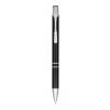 Stylo bille rétractable en aluminium anodisé Moneta Standard | Noir | sans marquage | non disponible | non disponible