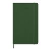 Agenda L hebdomadaire 12 mois Moleskine à couverture rigide Standard | Vert myrte | sans marquage | non disponible | non disponible
