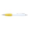 Stylo bille Nash en plastique recyclé (encre bleue) Standard | Jaune | sans marquage | non disponible | non disponible