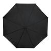 Parapluie 21" pliable windproof en PET recyclé Birgit Standard | Noir | sans marquage | non disponible | non disponible | non disponible