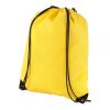 Sac à dos premium non tissé Eco Prioritaire | Jaune | Sérigraphie 1 couleur | front | 230 mm x 250 mm | non disponible