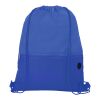 Sac à dos Oriole avec cordon, en maille filet Standard | Bleu royal | sans marquage | non disponible | non disponible | non disponible