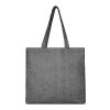 Sac shopping Pheebs en coton recyclé 210 gr/m2 Standard | Noir chiné | sans marquage | non disponible | non disponible | non disponible