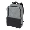 Sac à dos pour ordinateur portable Reclaim 15" recyclé GRS bicolore de 14 L Standard | Noir-Gris | sans marquage | non disponible | non disponible | non disponible