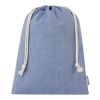 Grand sac cadeau Pheebs en coton recyclé GRS 150&nbsp;g/m² de 4&nbsp;L Standard | Bleu bruyère | non disponible | sans marquage | non disponible | non disponible | non disponible