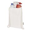 Sac avec cordon Oregon en coton recyclé 140 g/m² certifié GRS Standard | blanc | sans marquage | non disponible | non disponible | non disponible