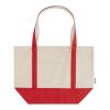 Sac shopping Sam en coton recyclé GRS 320 g/m² Standard | Rouge-Naturel | sans marquage | non disponible | non disponible | non disponible