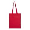 Sac shopping Madras Blend en coton recyclé GRS 140&nbsp;g/m² Standard | Rouge | sans marquage | non disponible | non disponible | non disponible