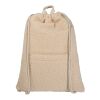 Sac à dos avec cordon sherpa recyclé GRS de 9 L Bear Naturel | sans marquage | non disponible | non disponible