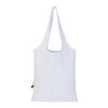 Sac fourre-tout pliable en coton recyclé GRS « Madras Blend » 140 g/m², 7 L blanc