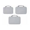 Cubes de rangement recyclés Jet GRS - lot de 3 Gris