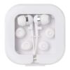 Écouteurs filaires type C Dofida avec étui de rangement en plastique recyclé Standard | Blanc | sans marquage | non disponible | non disponible