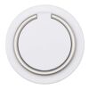 Support de téléphone Albali magnétique en plastique recyclé avec anneau de support Standard | Blanc | sans marquage | non disponible | non disponible