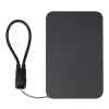 Batterie externe magnétique SMART de 5 000 mAh en plastique recyclé avec cordon noir