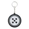 Porte-clés fidget gyroscope en plastique recyclé Spinx Standard | Noir | sans marquage | non disponible | non disponible