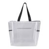 Sac shopping en matériaux recyclés certifiés GRS Mesh de 23&nbsp;L Standard | Blanc | sans marquage | non disponible | non disponible