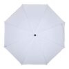 Parapluie Norman 76 cm en RPET résistant au vent blanc