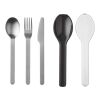 Ensemble de couverts Mepal Ellipse Noir
