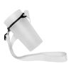 Lanyard Lior en sublimation avec bracelet en silicone blanc