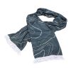 Écharpe Spur imprimée par sublimation blanc