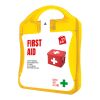 MyKit Premiers Secours Jaune translucide | non disponible | Autocollant Numérique 1 couleur | recto | 90 mm x 127 mm