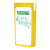 mykit, ehbo, kit, festival, feest jaune transparent | sans marquage | non disponible | non disponible