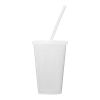 Gobelet à double paroi Stadium 350 ml blanc | sans marquage | non disponible | non disponible