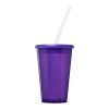 Gobelet à double paroi Stadium 350 ml Violet | sans marquage | non disponible | non disponible